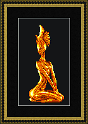 Вышивка ЗМ-009 Девушка-огонь Вышивка ЗМ-009 Девушка-огонь