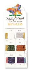 Набор швейных ниток Metallic №10 (12×5 м)