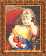 Вышивка МК-008 Девочка с куклой