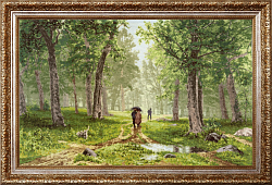 Вышивка МК-080 Дождь в дубовом лесу 1891 г.