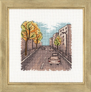 Вышивка М-013 Осенний бульвар