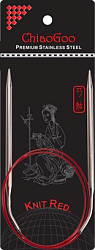 Спицы «Knit red» круговые 80,00 см
